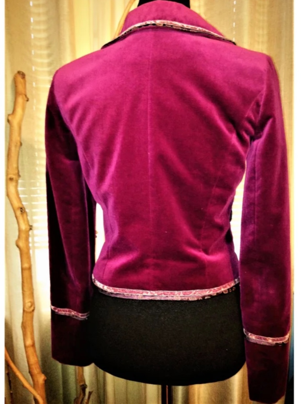 Cynthia Steffe Women's Velvet Blazer Jacket - Picture 5 of 11